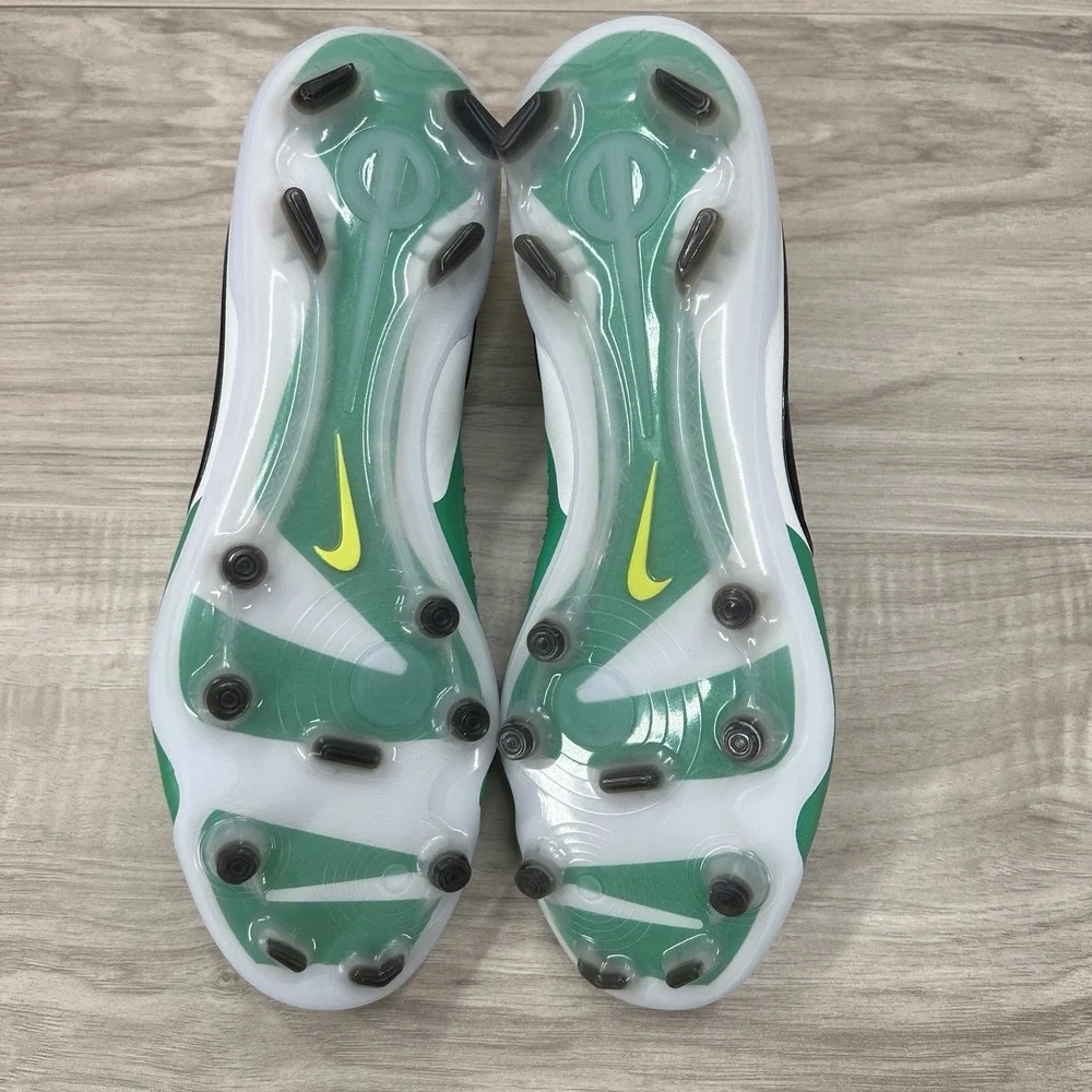 Nike Tiempo Legend 10 Elite LV8 FG Green Soccer Cleats HJ7272-300 Men's Size 8